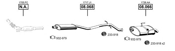 ASMET PE083530 Exhaust System